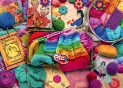 Ravensburger - Vintage Knitting & Crochet - 1000 Piece Jigsaw Puzzle Sale