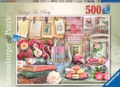 Ravensburger - Vintage Tea Party - 500 Piece Jigsaw Puzzle Online