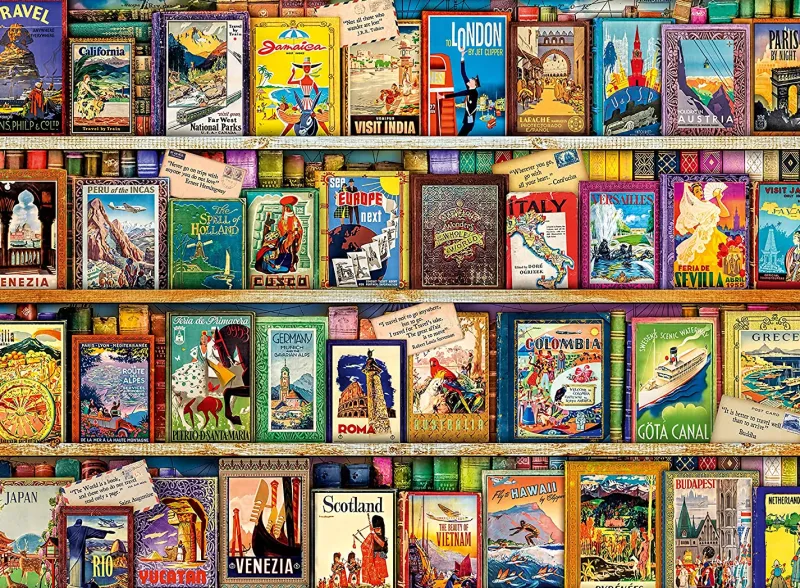 Ravensburger - Vintage Travel - 500 Piece Jigsaw Puzzle New