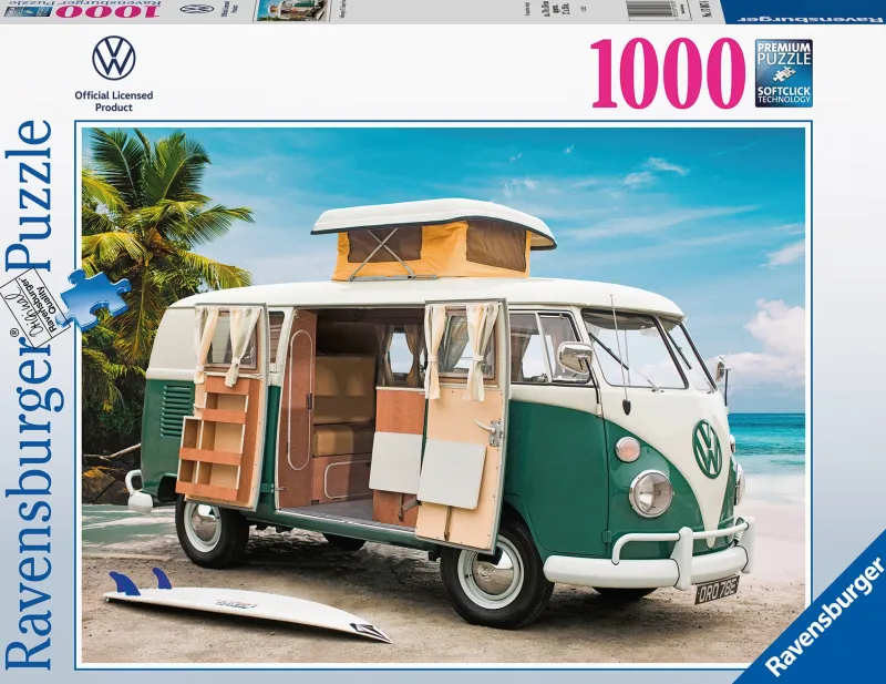 Ravensburger - Volkswagen T1 Camper Van - 1000 Piece Jigsaw Puzzle Sale