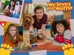 Ravensburger 3035 Waffle The Wonder Dog 4 In A Box (12, 16, 20, 24 piece) Jigsaw Puzzles Clearance