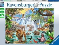 Ravensburger - Waterfall Safari - 1500 Piece Jigsaw Puzzle Clearance