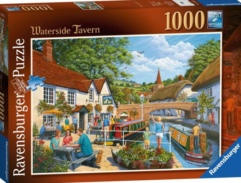 Ravensburger - Waterside Tavern - 1000 Piece Jigsaw Puzzle Discount