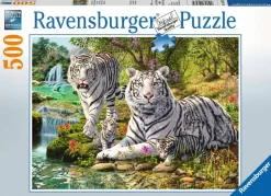 Ravensburger - White Tigers - 500 Piece Jigsaw Puzzle Clearance