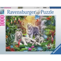 Ravensburger - White Tiger Family - 1000 Piece Jigsaw Puzzle Fashion