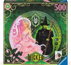 Ravensburger - Wicked the Movie - 500 Piece Circular Jigsaw Puzzle Best