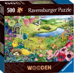 Ravensburger - Wildlife Garden - 500 Piece Wooden Jigsaw Puzzle Fashion