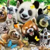Ravensburger - Wildlife Selfie XXL - 300 Piece Jigsaw Puzzle Outlet