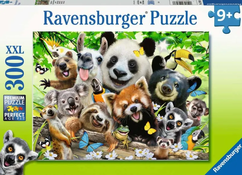 Ravensburger - Wildlife Selfie XXL - 300 Piece Jigsaw Puzzle Outlet