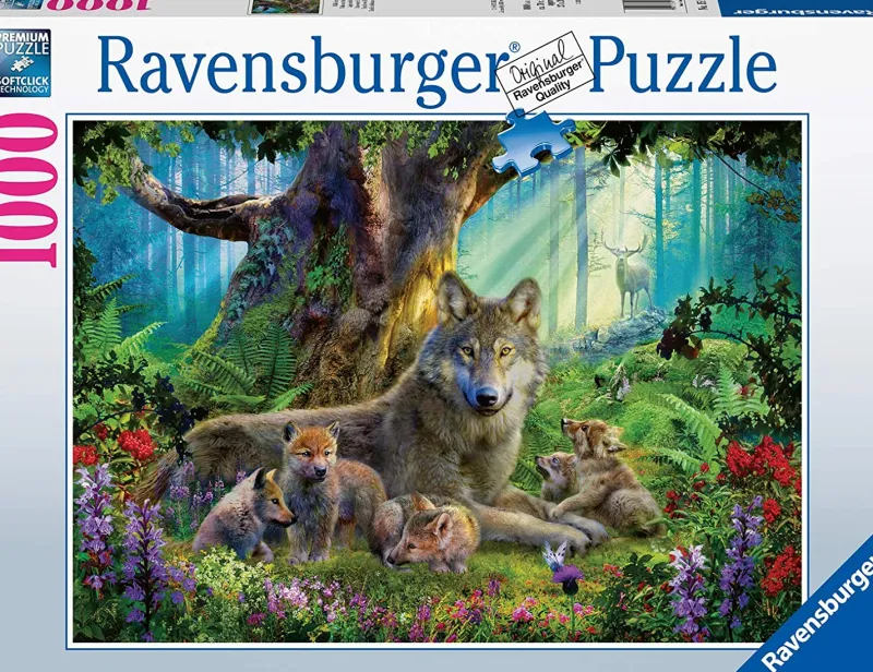 Ravensburger - Wolves In The Forest - 1000 Piece Jigsaw Puzzle Clearance