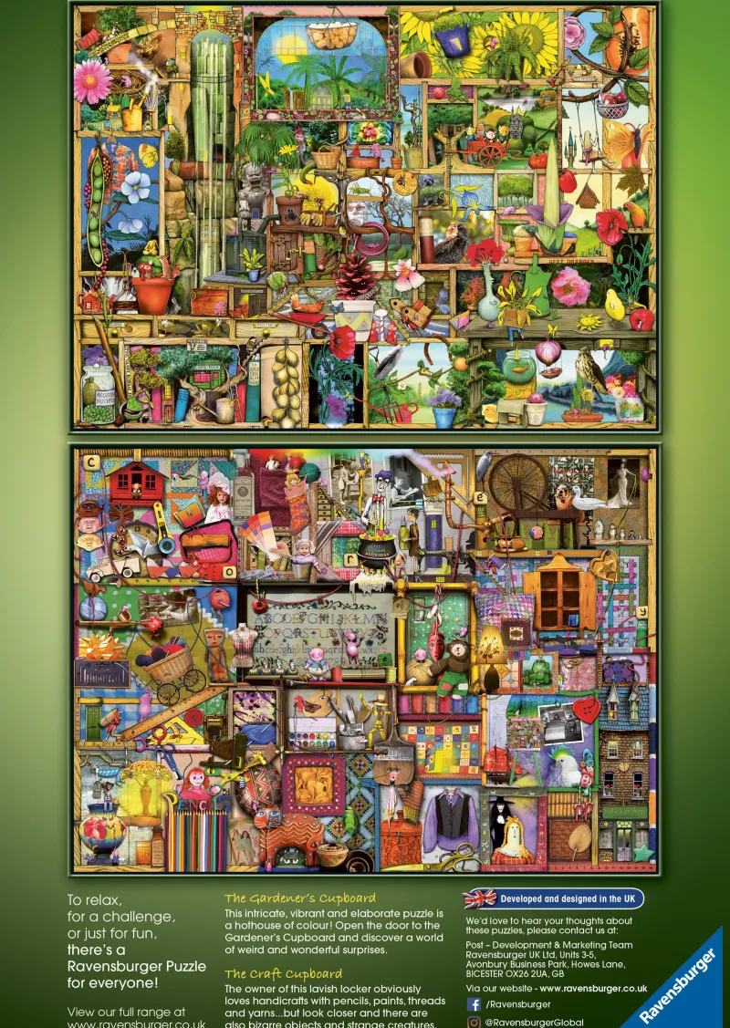 Ravensburger - Wonderful World of Colin Thompson No.1 - 4 x 500 Piece Jigsaw Puzzle New