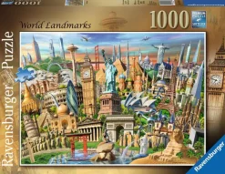 Ravensburger - World Landmarks - 1000 Piece Jigsaw Puzzle Hot