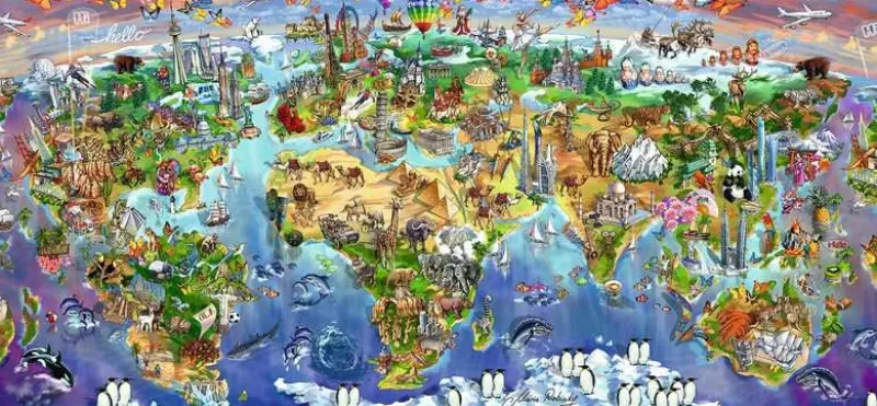 Ravensburger - World Wonders Panoramic- 2000 Piece Jigsaw Puzzle Online