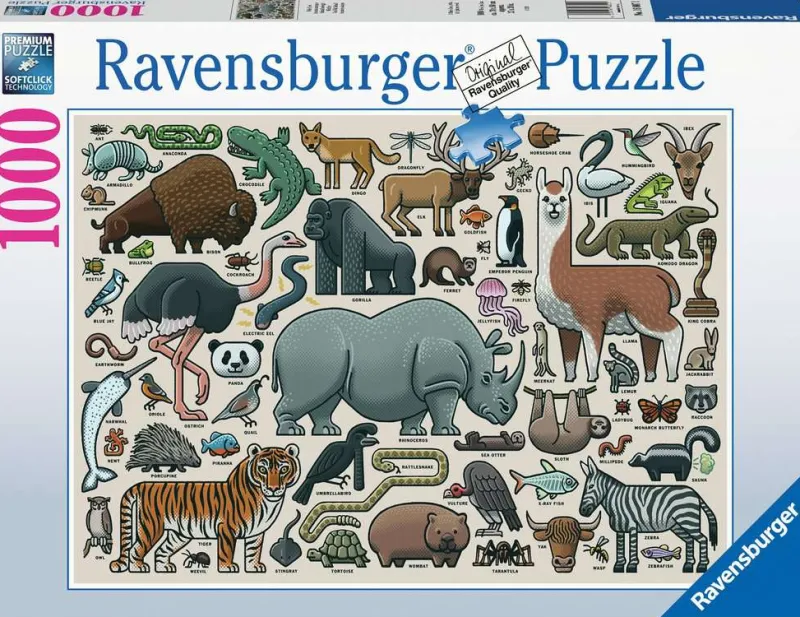 Ravensburger - You Wild Animal - 1000 Piece Jigsaw Puzzle Discount