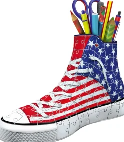 Ravensburger American Flag Sneaker - 108 Piece 3D Jigsaw Puzzle Best