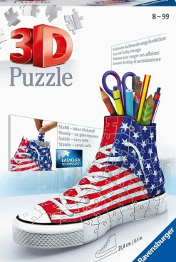 Ravensburger American Flag Sneaker - 108 Piece 3D Jigsaw Puzzle Best