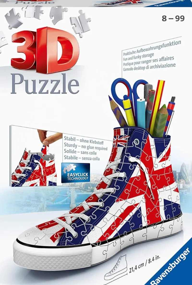 Ravensburger British Flag Trainer - 108 Piece 3D Jigsaw Puzzle Discount