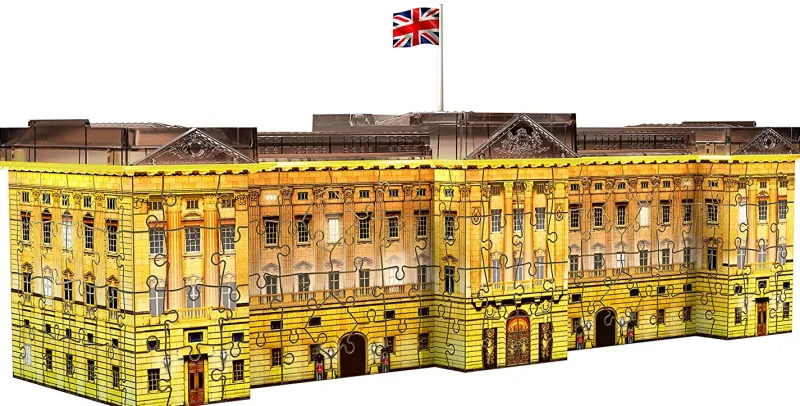 Ravensburger Buckingham Palace - Night Edition - 216 Piece 3D Jigsaw Puzzle Discount