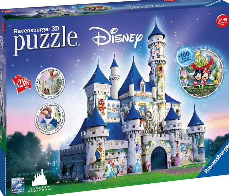 Ravensburger Disney Castle - 216 Piece 3d Jigsaw Puzzle Discount