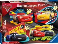 Ravensburger Disney Pixar Cars 3, 4 Large Shaped Jigsaw Puzzles (10,12,14,16pc) Clearance