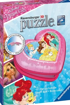 Ravensburger Disney Princess - Heart Shaped 54 Piece 3D Jigsaw Puzzle Online