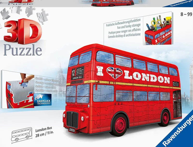 Ravensburger London Bus - 216 Piece 3D Jigsaw Puzzle Discount