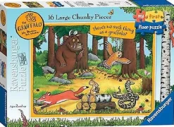Ravensburger My First Floor Puzzle - The Gruffalo, 16pc Jigsaw Puzzles New