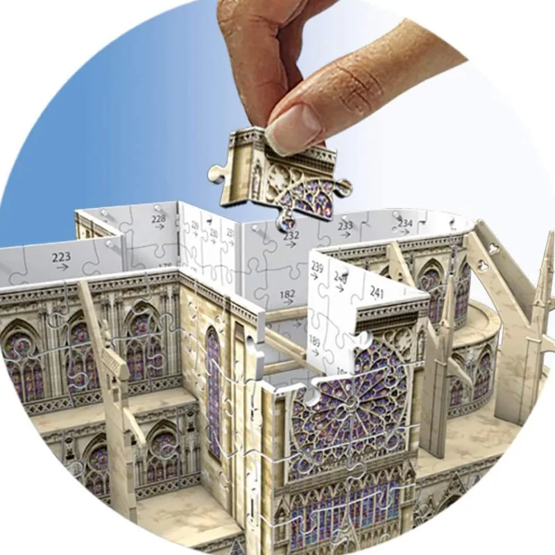 Ravensburger Notre Dame, 324 Piece 3D Jigsaw Puzzle New