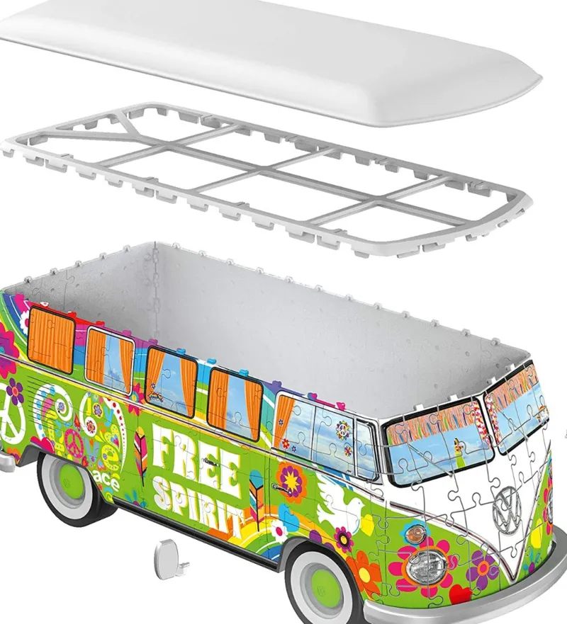 Ravensburger VW Camper Van Woodstock 50th Anniversary - 162 Piece 3D Jigsaw Puzzle Discount