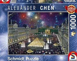 Schmidt - Alexander Chen, Fireworks at the Louvre - 1000 Piece Jigsaw Puzzle Fashion
