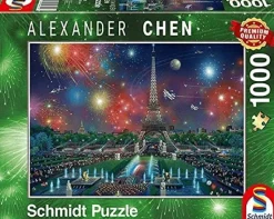 Schmidt - Alexander Chen, Fireworks at the Eiffel Tower - 1000 Piece Jigsaw Puzzle Fashion