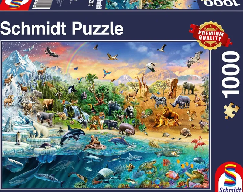 Schmidt - Animal Kingdom - 1000 Piece Jigsaw Puzzle Outlet
