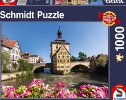 Schmidt - Bamberg, Regnitz and Old Town hall - 1000 Piece Jigsaw Puzzle Hot