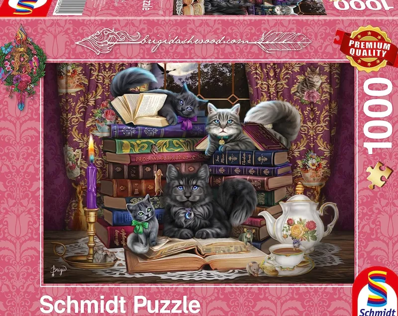 Schmidt - Brigid Ashwood: Storytime Cats - 1000 Piece Jigsaw Puzzle Clearance