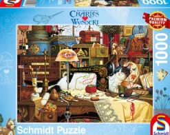 Schmidt - Charles Wysocki: Maggie the Messmaker - 1000 Piece Jigsaw Puzzle Online