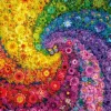 Schmidt - Colourful Swirl of Flowers - 2000 Piece Jigsaw Puzzle Hot