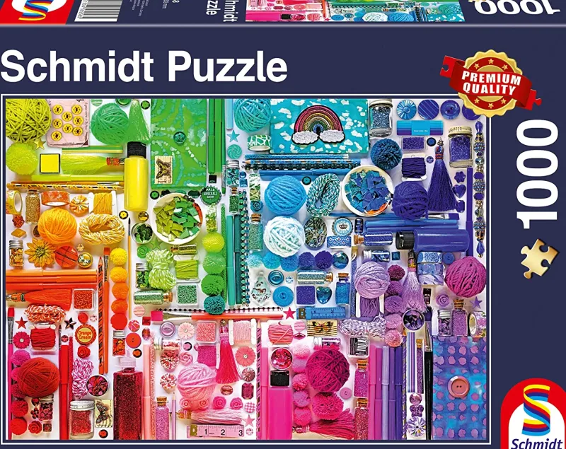 Schmidt - Colours of the Rainbow - 1000 Piece Jigsaw Puzzle New