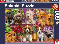 Schmidt - Dog in the Shelves - 500 Piece Jigsaw Puzzle Outlet
