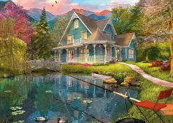 Schmidt - Dominic Davison, House by the Lake - 1000 Piece Jigsaw Puzzle Best