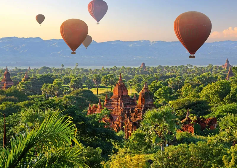 Schmidt - Hot Air Balloons Mandalay Myanmar - 1000 Piece Jigsaw Puzzle Discount