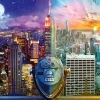 Schmidt - Lars Stewart: New York Night & Day - 1000 Piece Jigsaw Puzzle New