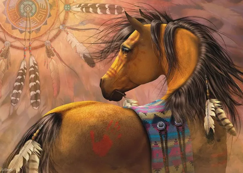 Schmidt - Laurie Prindle: Kiowa Gold - 1000 Piece Jigsaw Puzzle Online