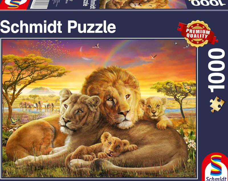 Schmidt - Loving Lions - 1000 Piece Jigsaw Puzzle Fashion