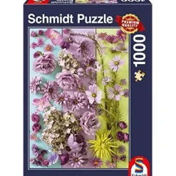 Schmidt - Purple Flowers - 1000 Piece Jigsaw Puzzle New
