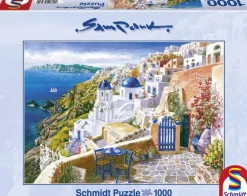 Schmidt - Sam Park : Santorini - 1000 Piece Jigsaw Puzzle Clearance