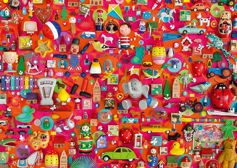Schmidt - Shelley Davies: Vintage Toys - 1000 Piece Jigsaw Puzzle Hot