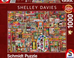 Schmidt - Shelley Davies: Vintage Artist Materials - 1000 Piece Jigsaw Puzzle Online