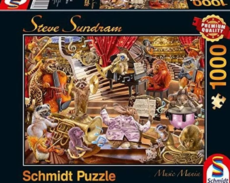 Schmidt - Steve Sundram - Music Mania - 1000 Piece Jigsaw Puzzle New