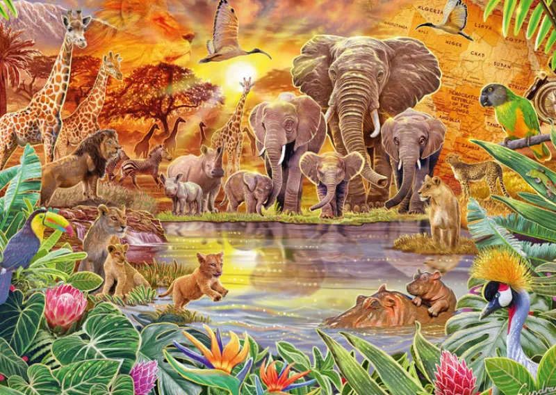 Schmidt - Steve Sundram: African Kingdom - 1000 Piece Jigsaw Puzzle Sale