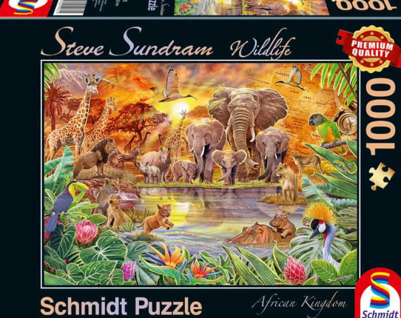 Schmidt - Steve Sundram: African Kingdom - 1000 Piece Jigsaw Puzzle Sale